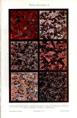 LAMINA V49722: Piedras decorativas I