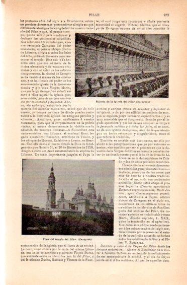 LAMINA V49760: Vista del templo del Pilar, Zaragoza