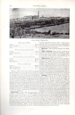 LAMINA V49748: Vista general de Pienza, Italia
