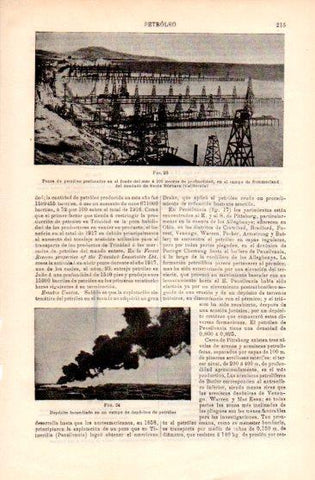 LAMINA V49677: Pozos de petroleo en Summerland, California
