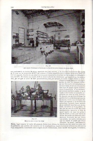 LAMINA V49674: Laboratorio Municipal para ensayos de materiales en Barcelona
