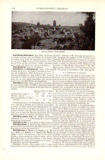 LAMINA V49672: Vista general de Petrojo, Italia