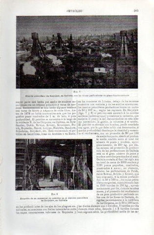 LAMINA V49670: Distrito petrolifero de Boryslav en Galitzia, Ucrania