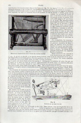 LAMINA V49711: Mecanica en un piano de cola