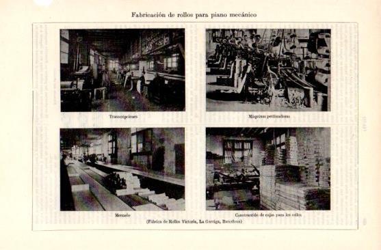 LAMINA V49706: Fabrica de Rollos Victoria, La Garriga Barcelona