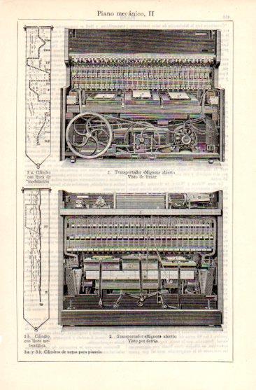 LAMINA V49705: Piano mecanico II