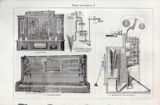 LAMINA V49704: Piano mecanico I