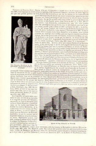 LAMINA V49683: Iglesia de San Petronio, Bolonia