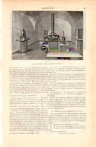 LAMINA V49852: Observatorio magnetico de Potsdam interior