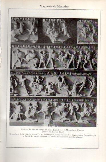 LAMINA V49845: Friso del templo de Diana Leucofirena por Magnesia de Meandro