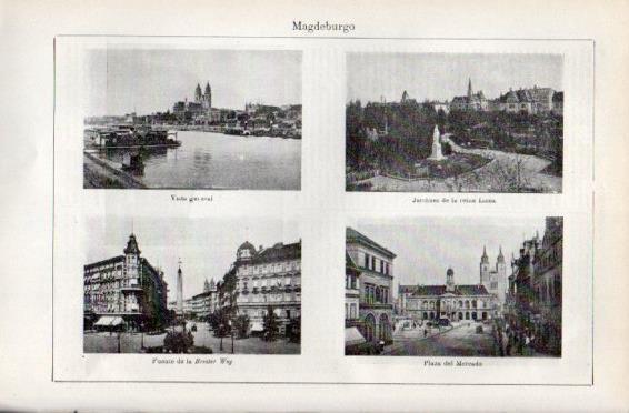 LAMINA V49843: Vistas varias de Magdeburgo, Alemania