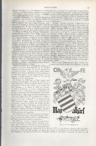 LAMINA V49834: Armas y firma de Magallanes