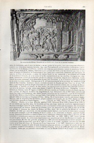 LAMINA V49881: Respaldo de la silleria baja, coro catedral de Toledo
