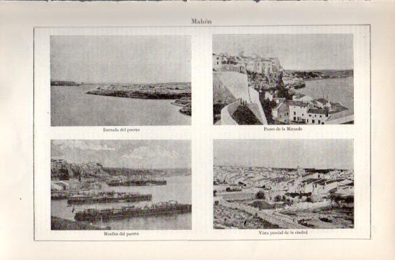 LAMINA V49870: Vistas de Mahon