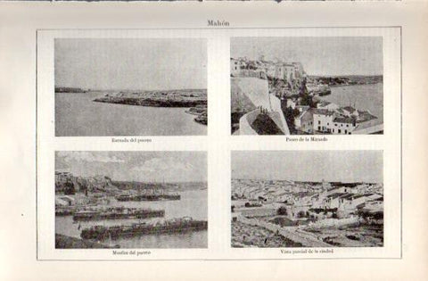 LAMINA V49870: Vistas de Mahon