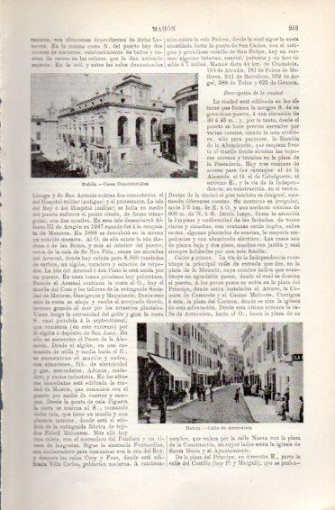 LAMINA V49869: Casas Consistoriales y calle de Arravaleta en Mahon
