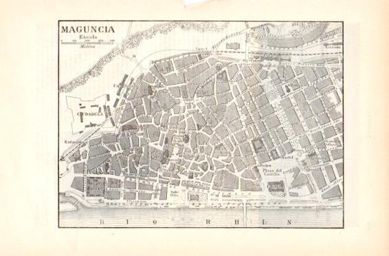 LAMINA V49862: Plano de Maguncia, Alemania