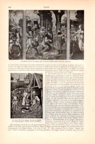 LAMINA V49860: La Adoracion de los Magos por Lucas de Leiden