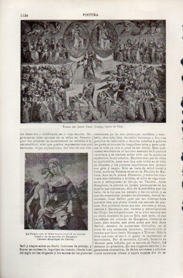 LAMINA V49794: Fresco del Juicio Final, Campo Santo de Pisa