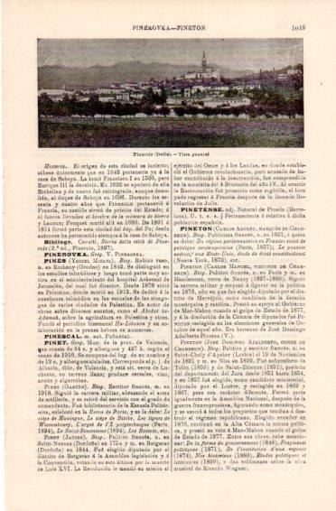 LAMINA V49775: Vista general de Pinerolo, Italia