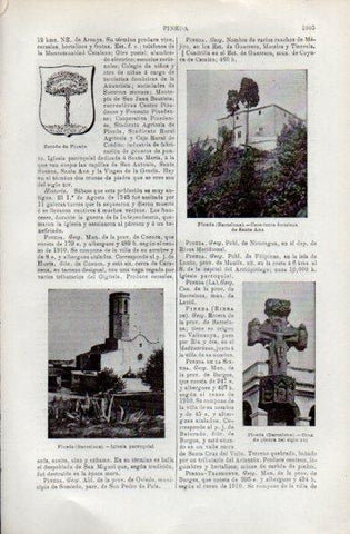 LAMINA V49773: Iglesia y fortaleza en Pineda de Mar, Barcelona