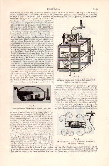 LAMINA V49821: Aparato de relojeria para dar guego a las maquinas Infernales