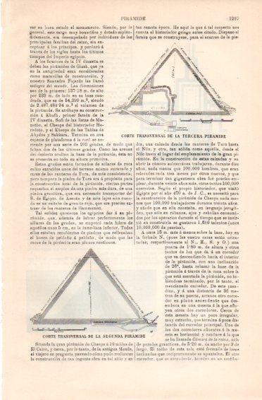 LAMINA V49807: Piramide corte transversal de la segunda y tercera