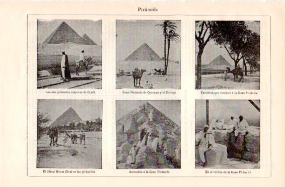 LAMINA V49806: Piramides en Egipto