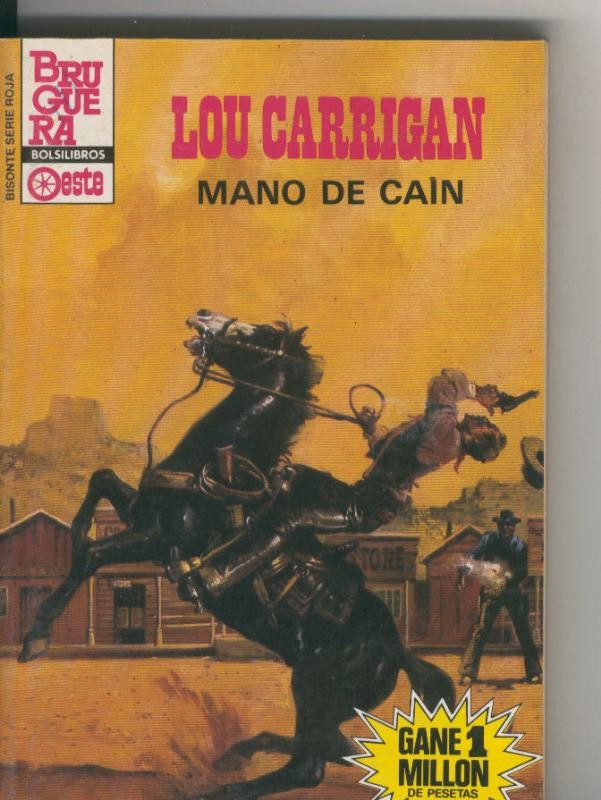 Bolsilibro: Bisonte serie roja numero 1921: Mano de Cain