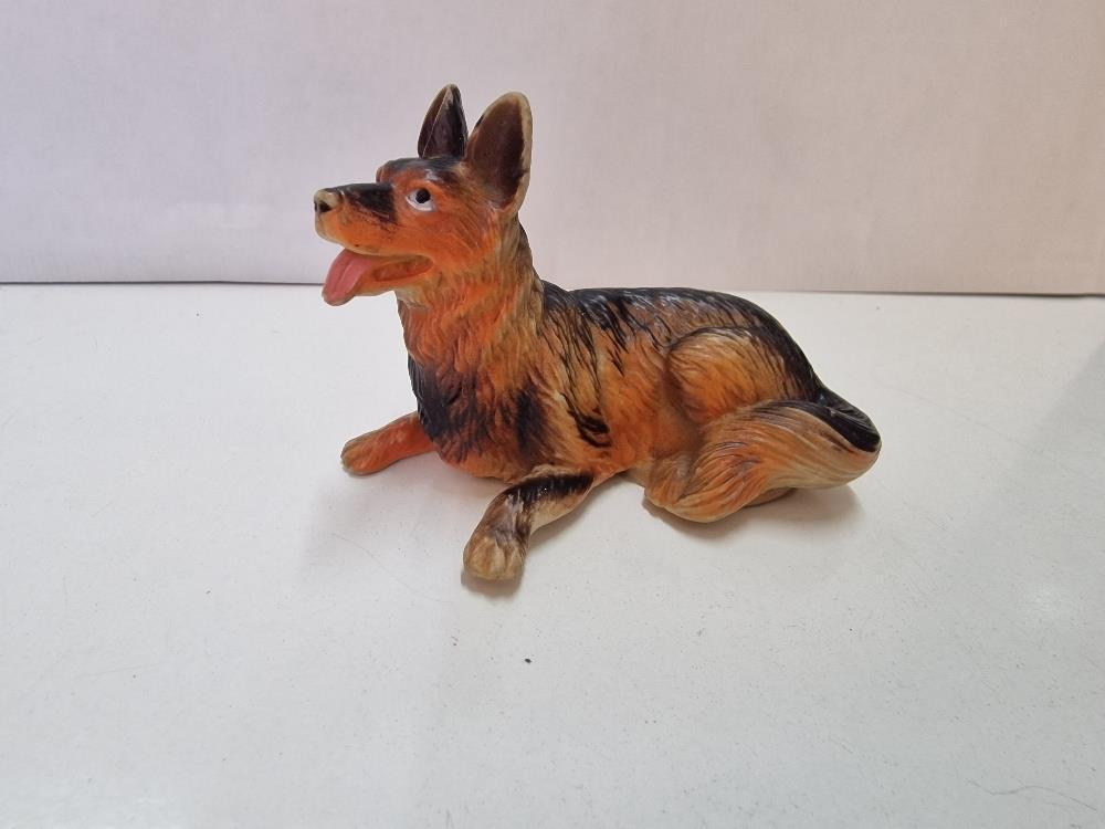 Figura de goma: Perro de raza Pastor Alemán