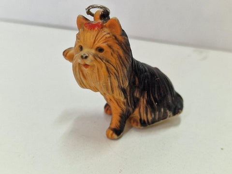 Figura de goma: Perro de raza Yorkshire