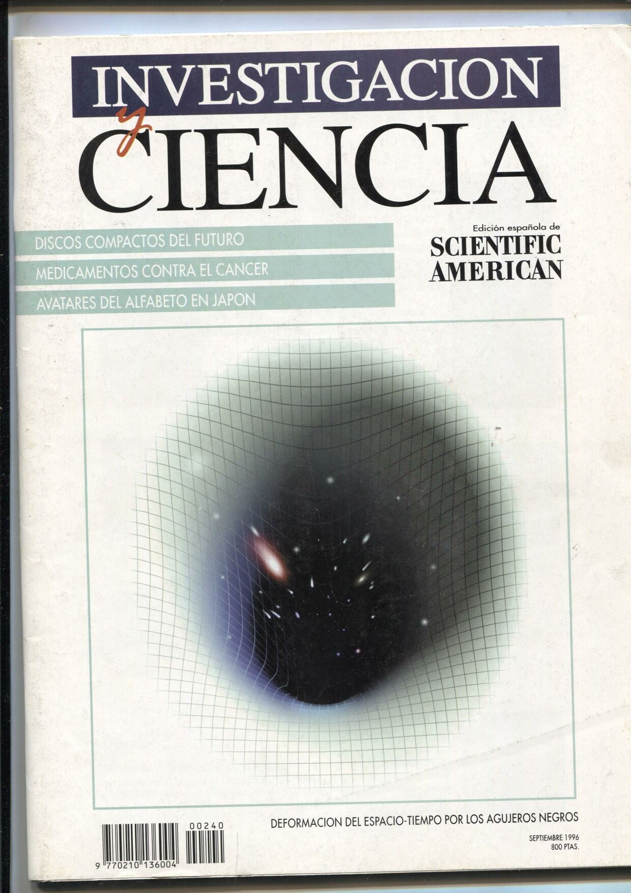 Revista Investigacion y ciencia numero 240: Avatares del alfabeto en japon