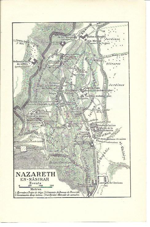 LAMINA ESPASA 40139: Plano de Nazaret - En-Nasirah