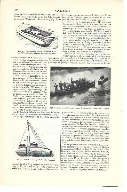 LAMINA ESPASA 40129: Doble canoa de Albania