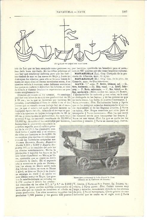 LAMINA ESPASA 40125: Nave de Juana la Loca