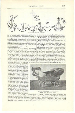 LAMINA ESPASA 40125: Nave de Juana la Loca