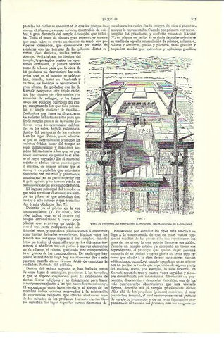 LAMINA ESPASA 40172: Rameseum según C. Chipiez