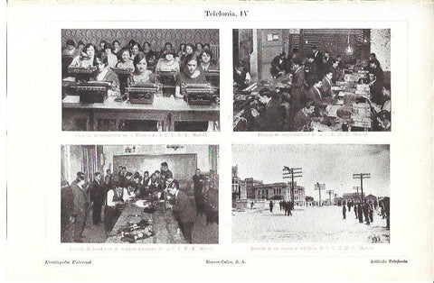 LAMINA ESPASA 40152: Escuelas de la CTNE en Madrid
