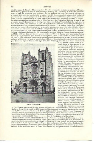 LAMINA ESPASA 40071: Catedral de Nantes, Francia