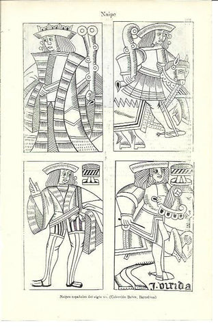 LAMINA ESPASA 40055: Naipes españoles del siglo XV