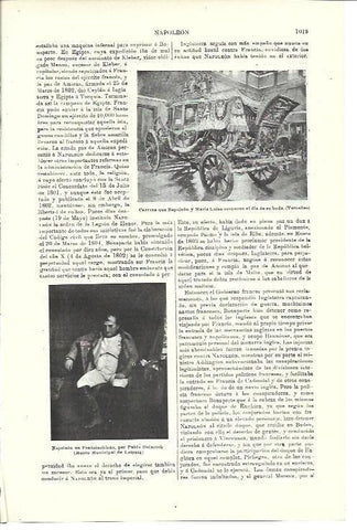 LAMINA ESPASA 40078: Napoleon en Fontainbleau, por Delaroch
