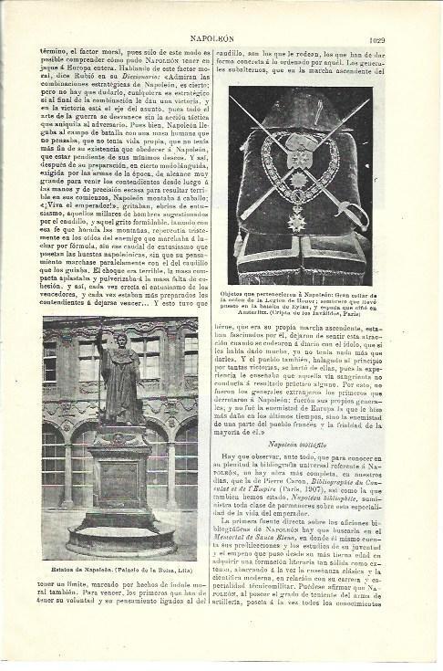 LAMINA ESPASA 40084: Objetos que pertenecieron a Napoleon