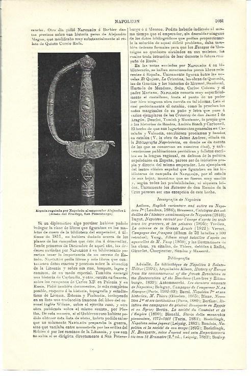 LAMINA ESPASA 40085: Espada de Alejandro I