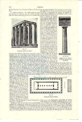 LAMINA ESPASA 40182: Templo de Jupiter en Atenas