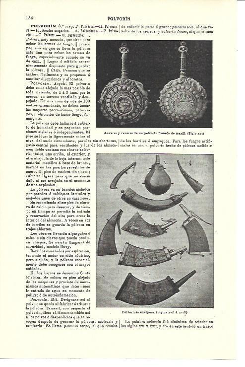 LAMINA ESPASA 40290: Polvorines europeos de los siglos XVII-XVIII