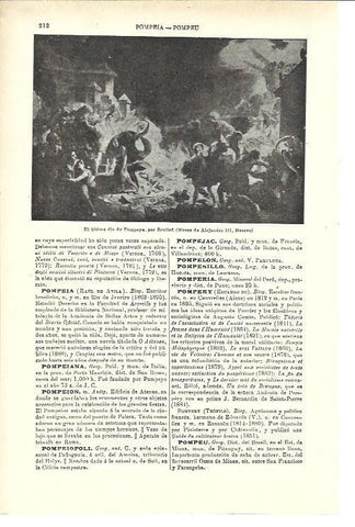 LAMINA ESPASA 40296: El ultimo dia de Pompeya, por Bruillef
