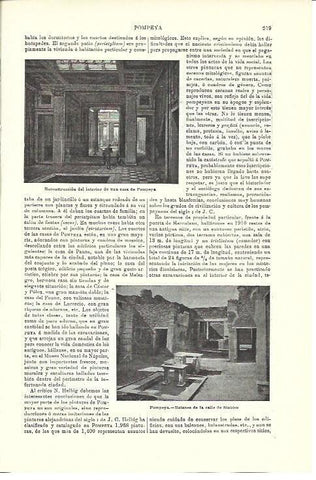 LAMINA ESPASA 40300: Calle de los Establos en Pompeya