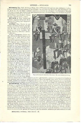 LAMINA ESPASA 40046: Una audiencia del emperador Mutushito