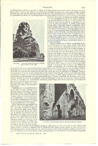 LAMINA ESPASA 40249: Templo de Jupiter en Terracina, Italia