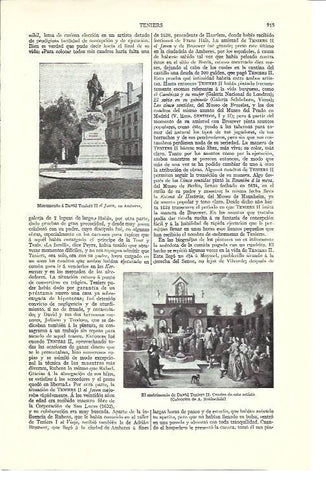 LAMINA ESPASA 40209: Monumento a David Teniers en Amberes